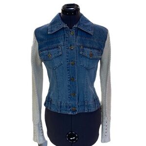 Jennifer. J Women's Jumper Jackets Long Sleeve knit Confortable L Buttons down